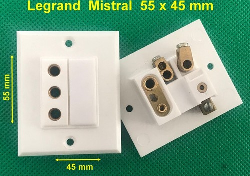 Enjoliveur Chromé MISTRAL Legrand – Pour Prise Double Ou Interrupteur – Neuf