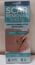 Silicone Scar Sheets - Keloid, C-Section, Surgical- Scars Removal 6PCS New/Seald