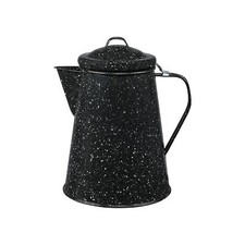 3QT Coffee Boiler 12-Cup Enamel Steel for Cam...