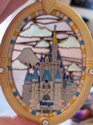 Disney LE 750 Cinderella Castle Window TDL Stained Glass Jumbo