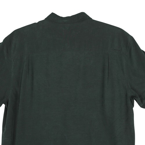 Quiksilver Waterman Men Shirt Comfort Fit Size XL Black Hawaii Embroidered Camp - Picture 4 of 11