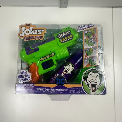The Joker Prank Shop ''BANG!'' 2-in-1 Fake-Out Blaster Prank Toy Kids Ages 5+