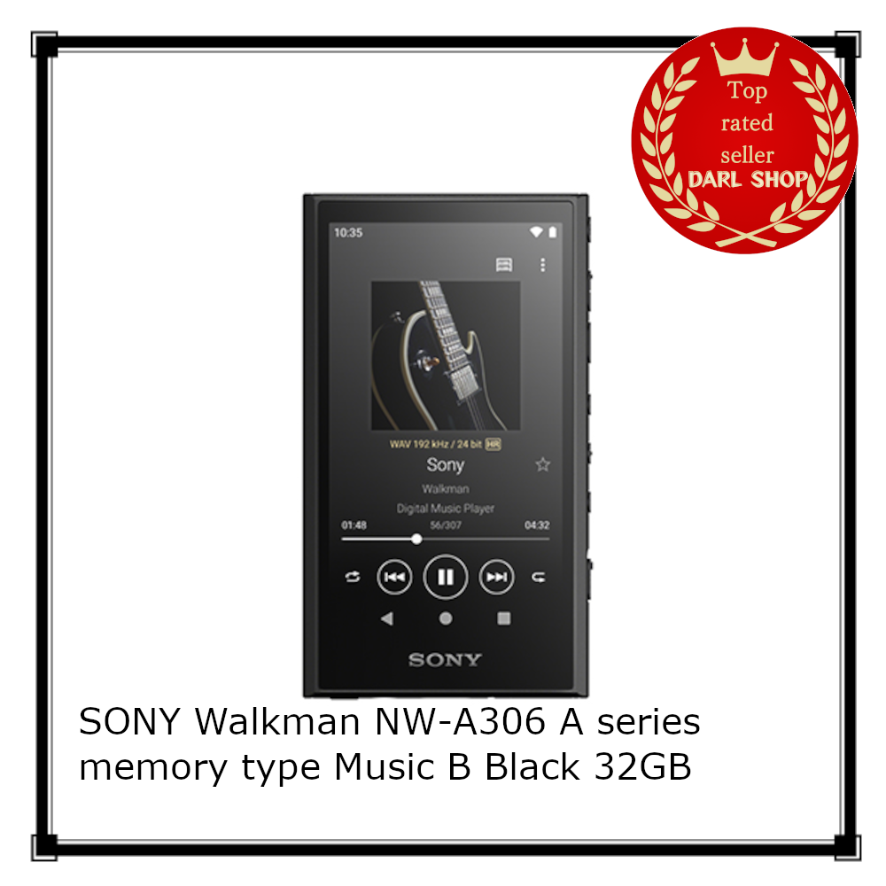 SONY Walkman NW-A306 A series memory type Music B Black 32GB CBP