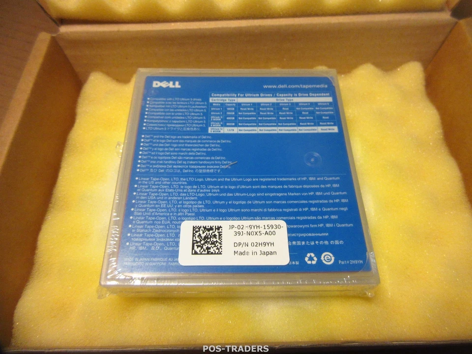 Dell 2H9YH LTO-5 1.5TB / 3.0TB Ultrium 5 Data Cartridge Tape - NEW NEU NUOVO - Bild 2 von 2