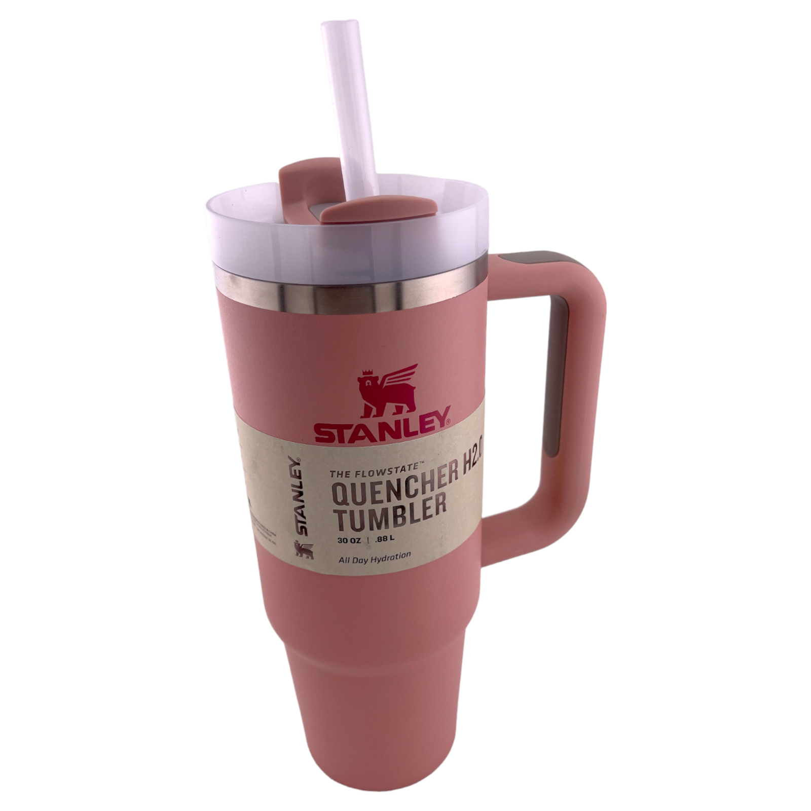 Stanley Quencher H2.O FlowState 30oz Tumbler- Pink Dusk (10-10827