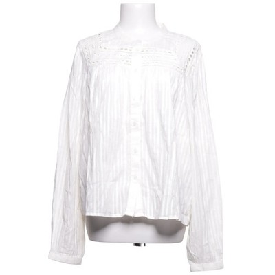 ONLY Blue Denim, Bluse, Größe: XL, model: onldavis madara emb ls shirt wvn #aYQ