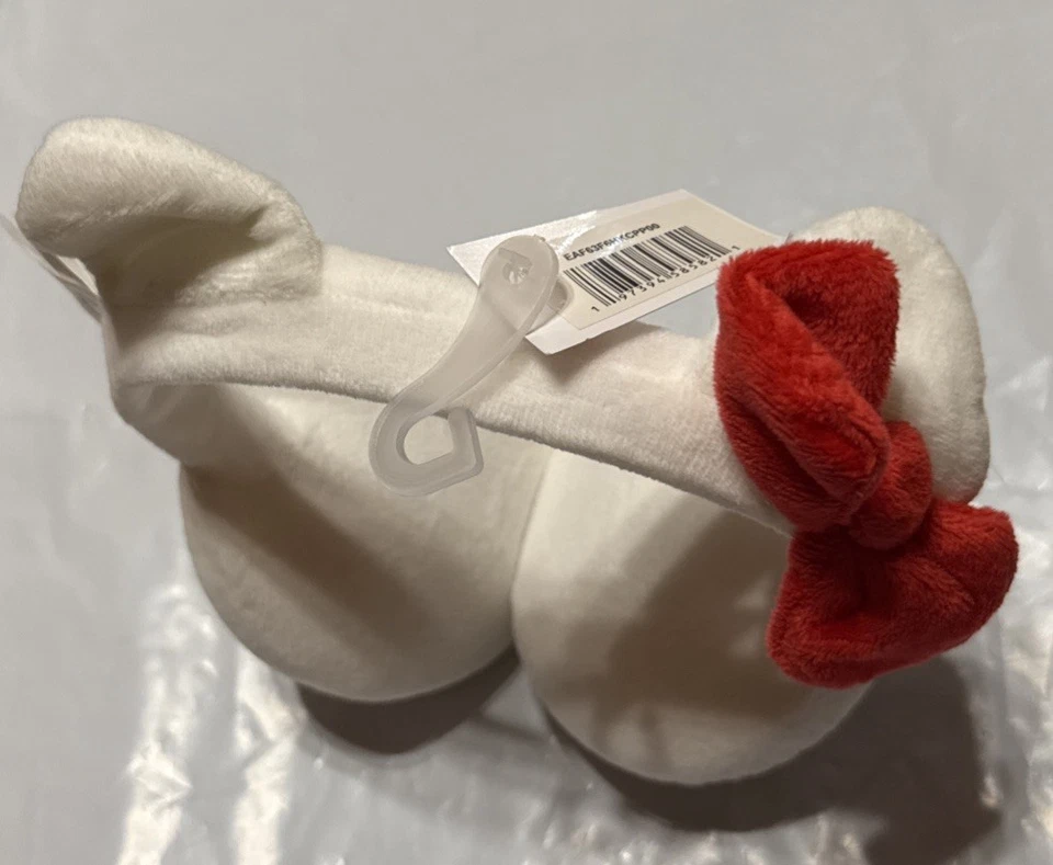 Protetores auriculares Bioworld Sanrio Hello Kitty dobráveis cosplay micro lã ajustável - Imagem 3 de 4