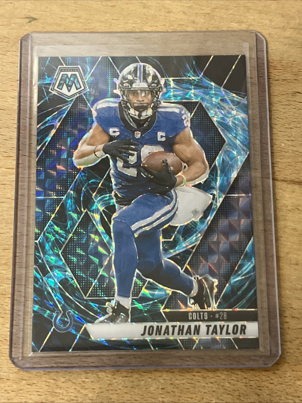 2025 Mosaic Jonathan Taylor #235 Genesis PRIZM Case Hit Indianapolis Colts