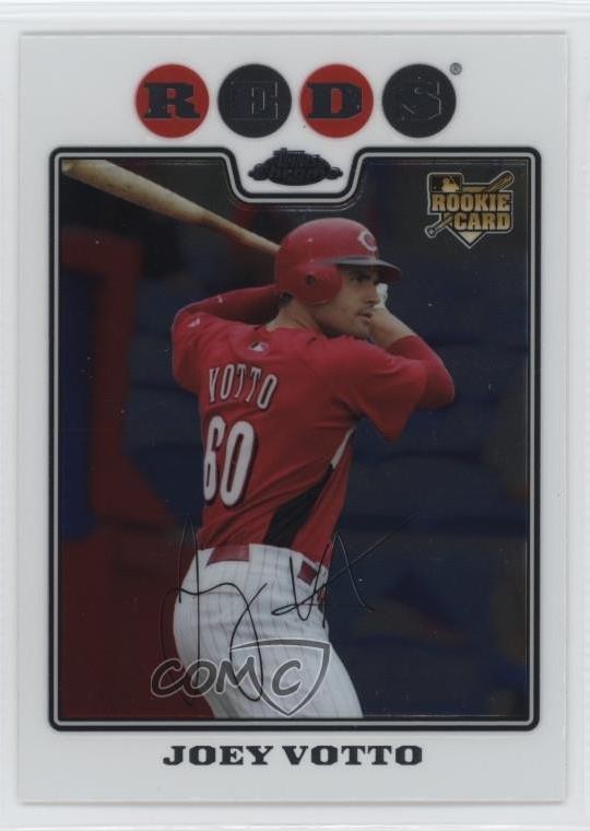 2008 Topps Chrome Joey Votto #196 1sk0