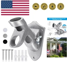 Flag Pole Holder, Flag Bracket, Two-Position Flag Holder Mounting Bracket for...