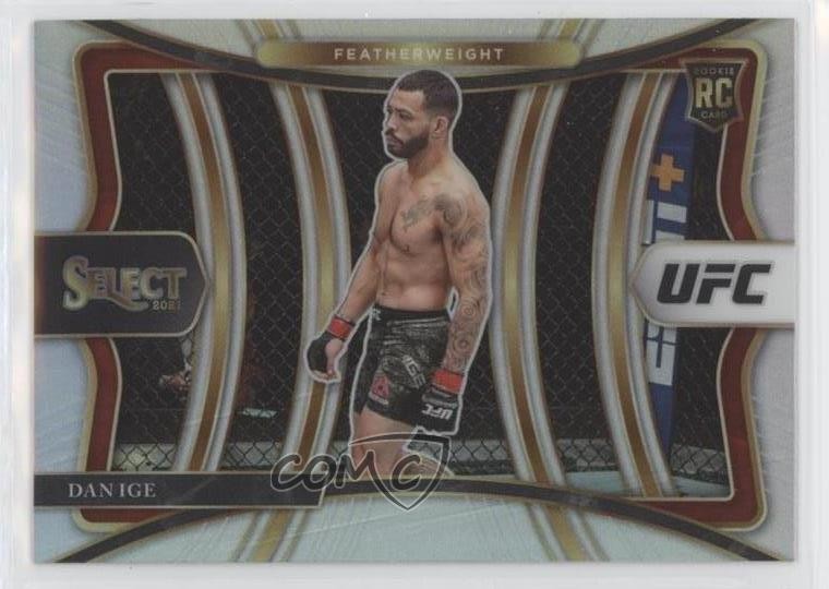 2021 Panini Select UFC Premier Level Silver Prizm Dan Ige #113 00v4