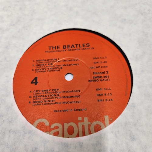 The Beatles White Album SWBO 101 Vinyl 2 LP with Photos & Poster NM Vinyl! - Picture 14 of 19