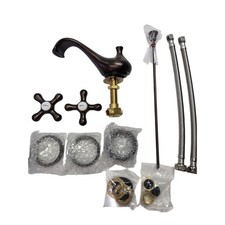Signature Hardware 394475 Shannon Widespread Bathroom Faucet -Oil Rubbed Bronze
