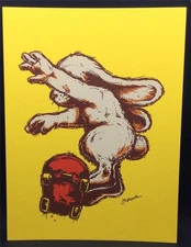 SHRED YELLOW VARIANT SCREEN PRINT BY JERMAINE ROGERS