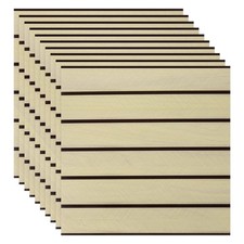 10pcs 11.8"x11.8" Peel and Stick Backsplash Wooden Wall Tiles, Yellow