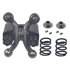 Racing Shaft Rocker Arm Set w Black For Predator 212cc Non Hemi,Race retainers