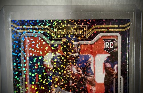 Tarjeta de novato Panini Playbook 2021 - Justin Fields - Sparkle SP RC #108 - Imagen 3 de 5