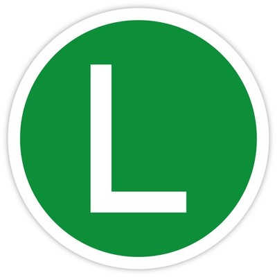 L-Schild Aufkleber LKW Lärmarm   Laminiert & Wetterfest 1x 2x 5x Set | Ø 15 cm