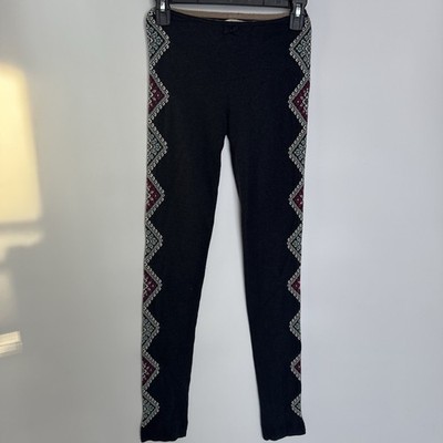 Odd Molly Celebrating Yourself Geometric Pattern Leggings Gray Purple  0 Or Xs