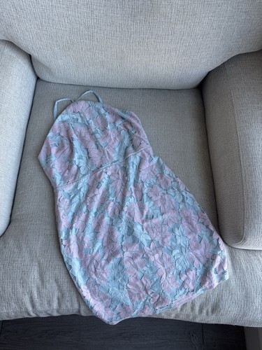 Lulus Gender Reveal Halter Dress Size M