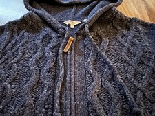 Fat Face Cardigan Hooded Zipped Size 12 Blue
