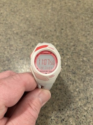 CASIO Phys Pink/White 2575 STR-300  Digital Women's Watch 10 Year Battery