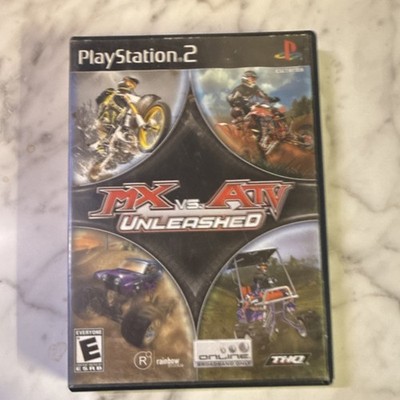 THQ MX vs. ATV Unleashed Sony PlayStation 2 Game w/ Manual & Case 2005