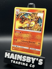 Pokémon TCG Charizard Trading Card Sun Moon Team Up 14/181 Regular Rare LP