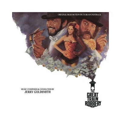 THE GREAT TRAIN ROBBERY 2 CDs Soundtrack CD new Sold Out JERRY GOLDSMITH