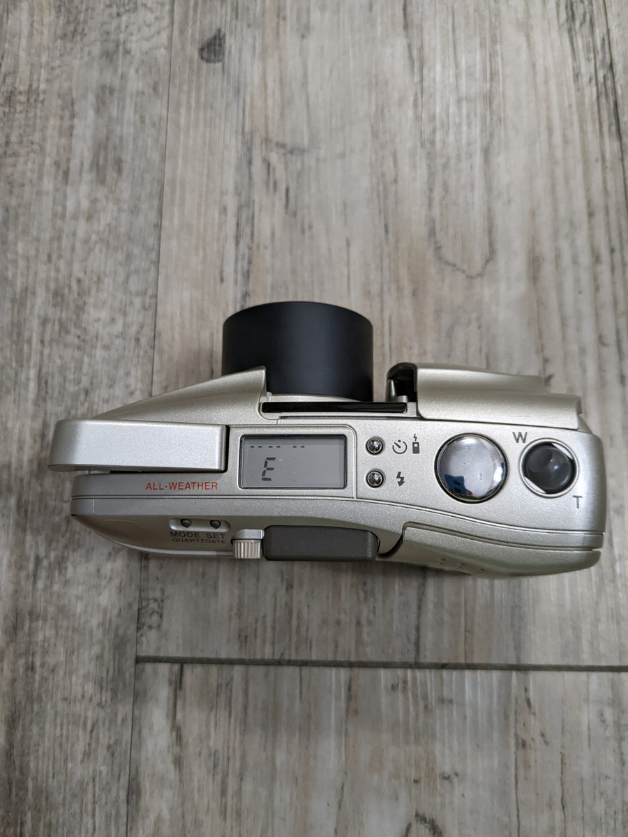 Olympus Infinity Stylus Zoom 115 35mm Film Camera All In One AS Is