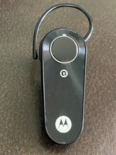 Motorola H375 Bluetooth Wireless Mono Headset - Black - Tested Working w/Cable