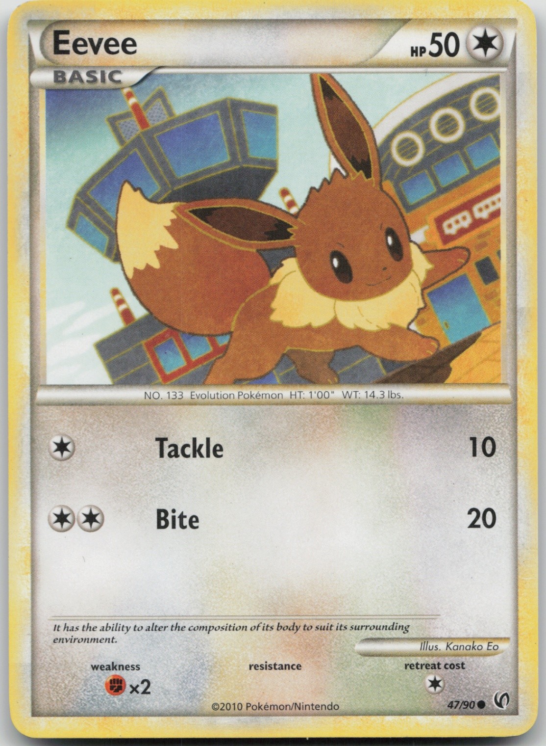 Eevee (47) 47/90 Common Undaunted LP Normal