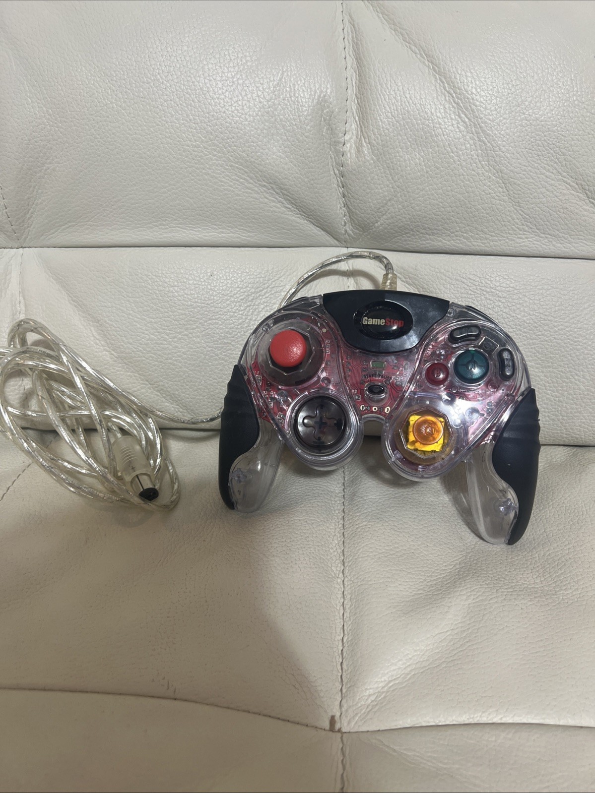 Nintendo Gamecube Gamestop Controller - Clear **READ** Tested