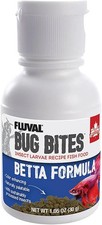 Bug Bites Betta Fish Food Granules Small to Medium Sized Fish 1.05 Oz.