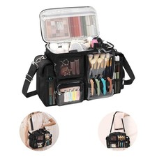 Hairstylist Travel Bag, Hair Tool Organizer with Adjustable Dividers  Pockets