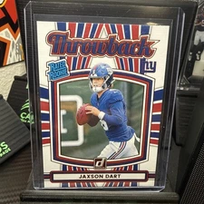 2025 Panini Donruss - Rated Rookies Throwbacks Jaxson Dart #41 (RC)