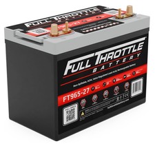 Fullriver Battery  Ft965 27  Full Throttle 12v Battery Group 27 965cca