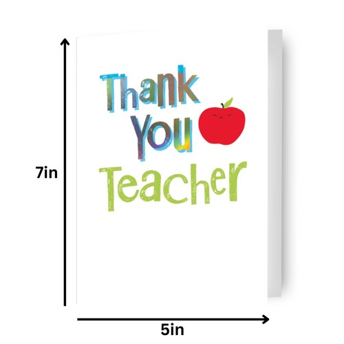 Brightside Thank You Teacher Card - Picture 2 of 3