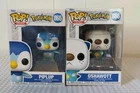 Pokemon Pop Games Figure Lot Piplup #865 And Oshawott #886 NIB