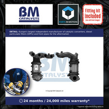 Catalytic Converter Type Approved + Fitting Kit fits KIA RIO Mk3 1.25 Front G4LA