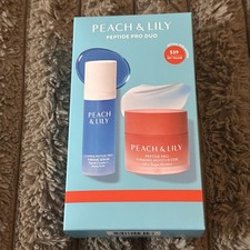 NEW - PEACH & LILY Peptide Pro Duo- Firming Serum 0.5 oz & Moisutizer 0.84 oz