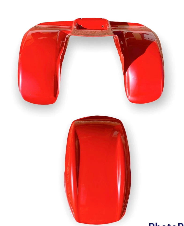 Guardabarros delanteros y traseros de alta resistencia KTX Pro para 78 - 85 Honda ATC70 ATC 70 - ROJO Foto 3 de 3