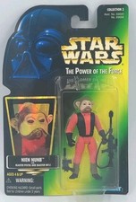 1997 Star Wars POTF NIEN NUNB Blaster Collection 2 Holo Green Card Kenner NEW