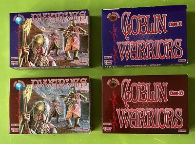 Dark Alliance 1/72 Dwarves and Goblins 4 Boxen NEU