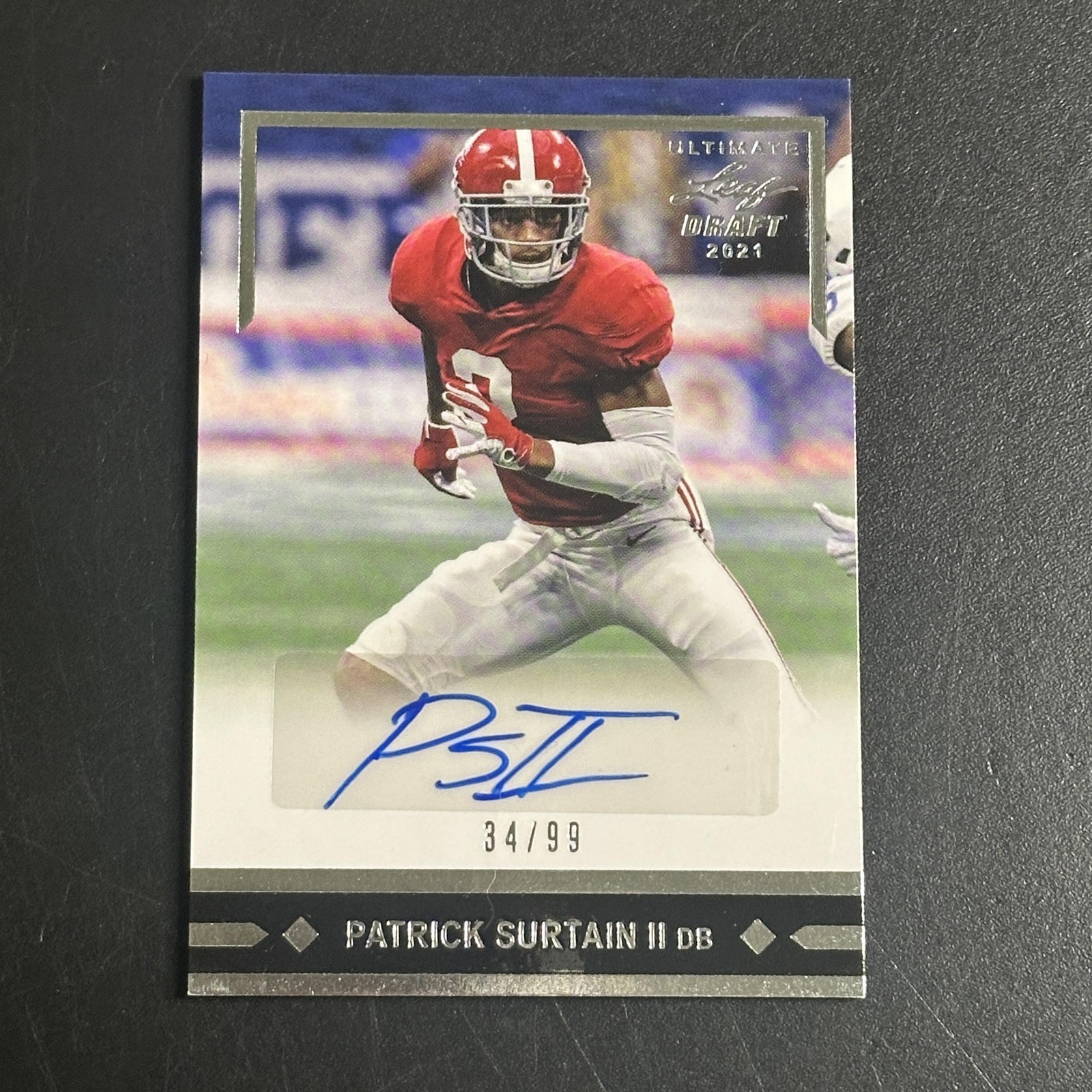 Patrick Surtain II Leaf Ultimate Draft #PS2 Autographs-Silver Spectrum
