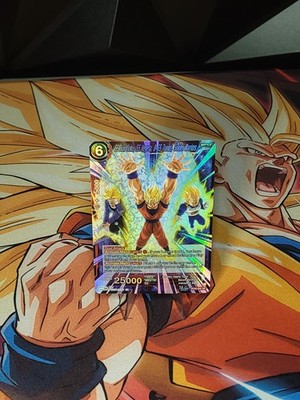 SS Son Goku, SS Vegeta, & SS Trunks, Golden Warriors BT30-006 SR DBS Masters MT 