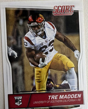 Panini 2016 Score Tre Madden Rookie #355 USC Trojans Football Trading Card. rookie card picture