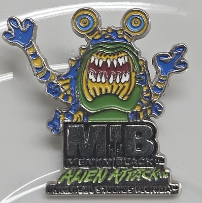 UNIVERSAL STUDIOS FLORIDA Men In Black Alien Attack Pin 2002