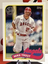 MIKE TROUT 2024 TOPPS SERIES 1 - ‘89 35TH ANNIVERSARY #89B-70 LOS ANGELES ANGELS