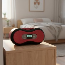 Lightweight Portable Bluetooth CD Player with FM Radio and AUX Connection